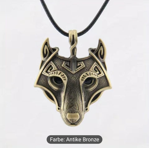 Halskette "Tribal Wolf"