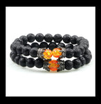 Armband "Lava stone"