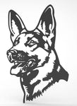 Wanddeko "Schäferhund"
