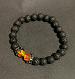 Armband "Lava stone"